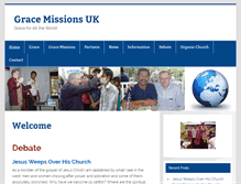 Tablet Screenshot of gracemissions.org.uk